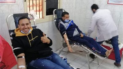 تبرع 300 شخص بالدم في المنوفية لإنقاذ المرضى.. ومديرة البنك الإقليمي بشبين تشكرهم