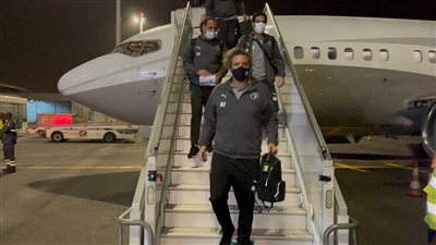 بعثة بيراميدز تصل إلى أبيدجان لمواجهة راسينج كلوب (صور)