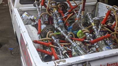 الشيشة فى زمن كورونا مباحة بمحطة مصر.. و