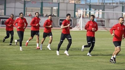 30 دقيقة تدريبات بدنية في بداية مران الأهلي