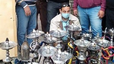 تشميع 3 مراكز للدروس الخصوصية ومصادرة 90 شيشة بالبحيرة 