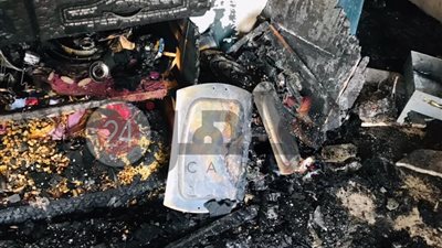 أب رفض ترك طفله وسط النيران .. تفاصيل تفحم 3 أشخاص بحريق شقة في أكتوبر (فيديو وصور)