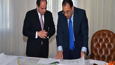 السيسي يجتمع برئيس الوزراء لمتابعة تنفيذ توفير ونقل المياه لوسط وشمال سيناء