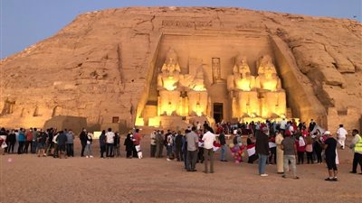 لمدة 20 دقيقة.. أسوان تستعد لظاهرة تعامد الشمس على معبد أبو سمبل