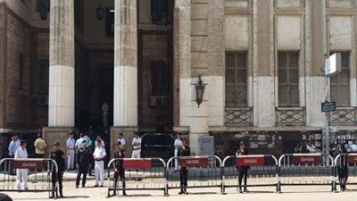 تشديد أمني بمحيط محكمة زينهم قبل بدء جلسة سفاح الجيزة