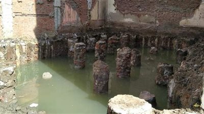 انقطاع المياه عن منطقة السبع بنات بالمحلة بسبب خطأ مقاول  