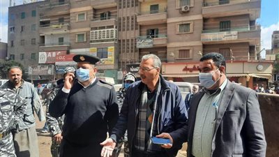 حملة مكبرة لإزالة الإشغالات بوحدات الجبل الأصفر وعرب العيايدة بالخانكة