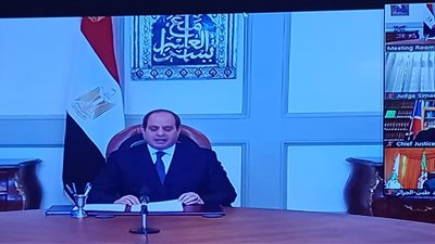 السيسي خلال الاجتماع التحضيري لرؤساء المحاكم الدستورية الإفريقية: هذا التقليد يهدف لجمع شملنا تحت مظلة واحدة (فيديو)