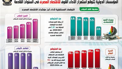 صندوق النقد الدولي يتوقع نمو الاقتصاد المصري بـ5.5 في 2021-2022
