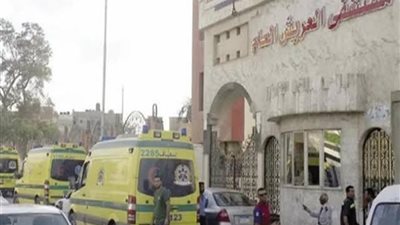 مستشفى العريش يستقبل إحدى ضحايا غرق لنش بغاطس البحر المتوسط قادمًا من فلسطين