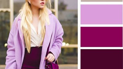 كيف يمكن تنسيق اللون البنفسجي مع الألوان الأخرى؟