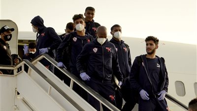 إجراءات احترازية مشددة داخل بعثة الزمالك لمواجهة كورونا قبل مباراة تونجيث
