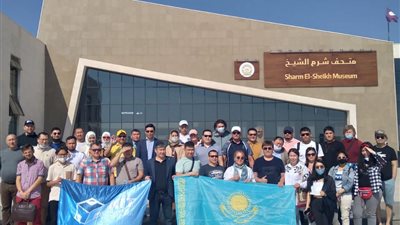 لترويج السياحة.. وفد من رجال الأعمال الأجانب يزور متحف آثار شرم الشيخ (صور)