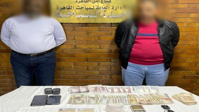 القبض على تاجر وسائق بحوزتهم كمية من الهيروين بالجيزة