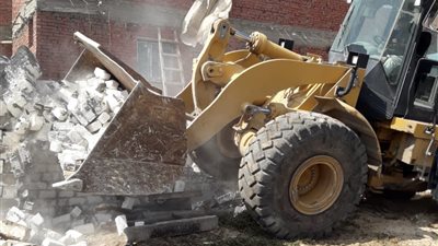 إزالة 6 حالات تعدي على أراضي أملاك الدولة وزراعية بعدد 4 مراكز بالبحيرة