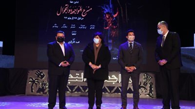وزيرة الثقافة تعلن خطة مسرح المواجهة والتجوال 2021 وتكرم أبطاله بحضور وزير الشباب