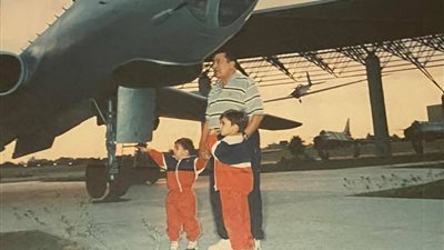 حفيد مبارك يحيي الذكرى السنوية الأولى لجده