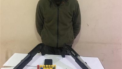 ضبط شخص لإتجاره بالأسلحة النارية في الجيزة