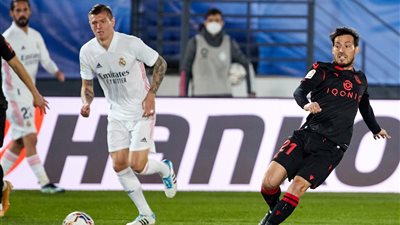 الشوط الأول.. ريال مدريد يتعادل سلبيًا أمام ريال سوسييداد