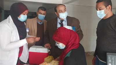 تطعيم 836 ألف طفل ضد شلل الأطفال بالمنيا