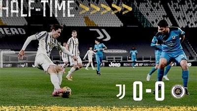 التعادل السلبي يحسم الشوط الأول من مباراة يوفنتوس وسبيزيا