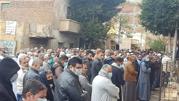 عزاء شقيق خالد يوسف