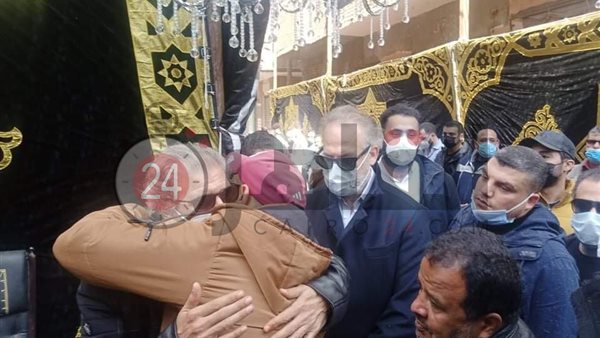 عزاء شقيق خالد يوسف