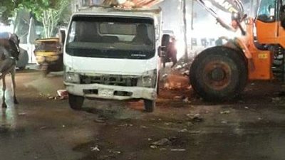 منعاً لانتشار الأمراض.. رفع 88 طن قمامة ومخلفات بشبرا الخيمة (صور) 