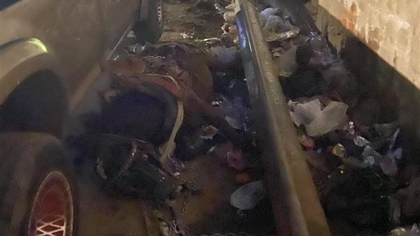 سقوط عمود إنارة