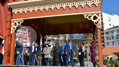 وزيرة الثقافة وهاني شاكر يتفقدان حديقة فريال التاريخية ببورسعيد