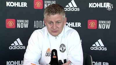 سولشاير قبل مواجهة مانشستر سيتي: 