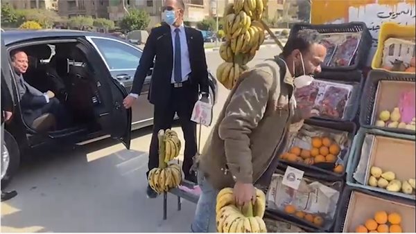 السيسي أثناء الحديث