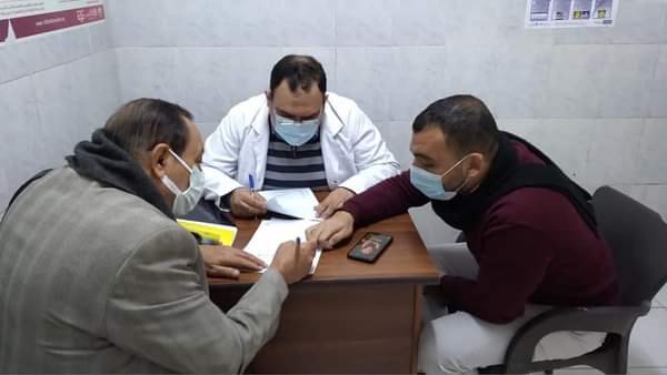 جانب من التطعيم