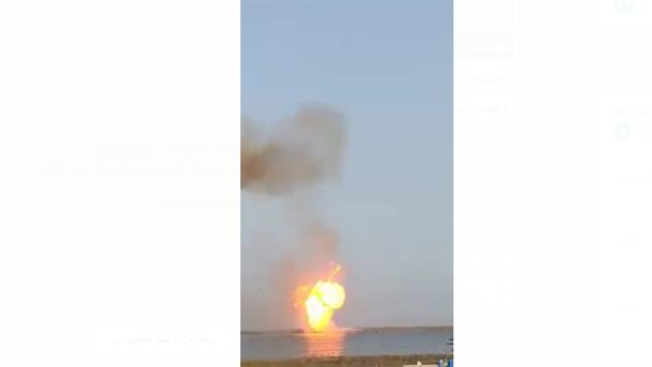 جانب من الانفجار