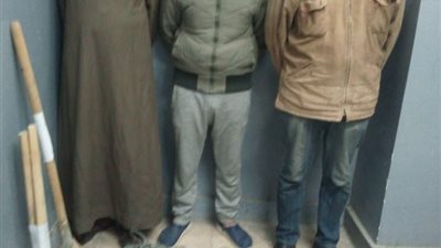 القبض على 3 أشخاص بتهمة التنقيب عن الآثار بالمعصرة