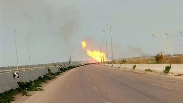 جانب من الحريق