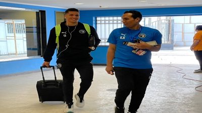 وصول بيراميدز إلى ملعب الدفاع الجوي لمواجهة نكانا