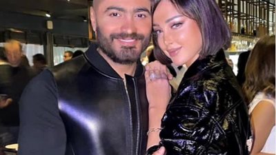 بسمة بوسيل تتغزل في زوجها تامر حسني: 