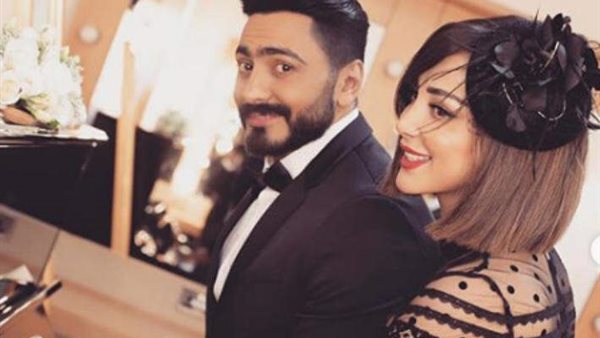 تامر حسني وبسمة بوسيل