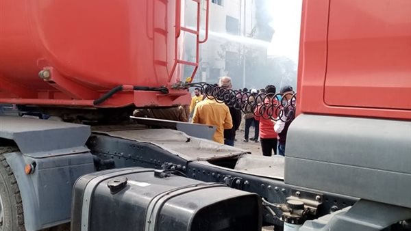 حريق مصنع العبور