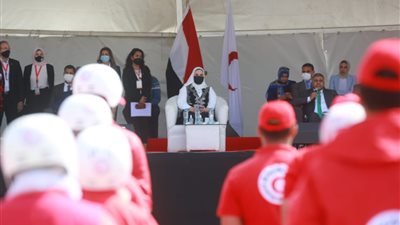 وزيرة التضامن: متطوعو الهلال الأحمر جنود الخير في العسر واليسر