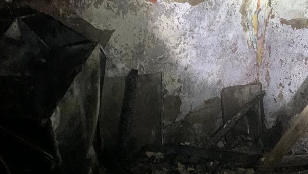 جانب من الحريق