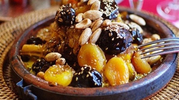 طاجن اللحم بالبرقوق