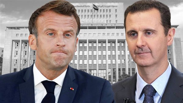 ماكرون والأسد