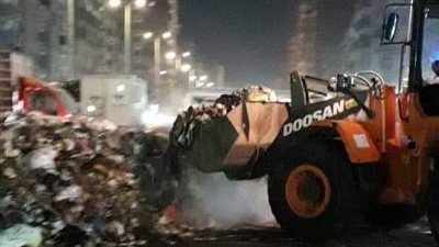 حملات مكبرة بالقليوبية لرفع مخلفات القمامة للحفاظ على المنظر الجمالي (صور)