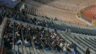 حضور جماهيري في مباراة الزمالك والترجي بدوري أبطال إفريقيا (فيديو)