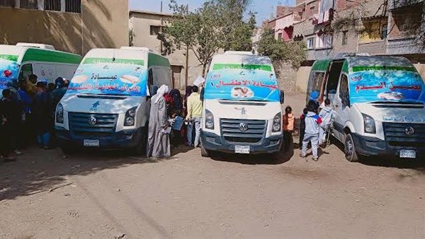 قافلة طبية بقرية