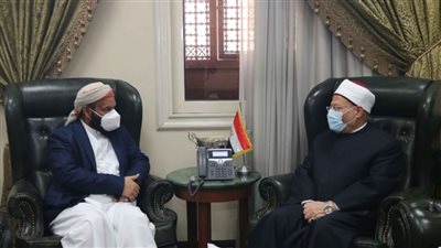 مفتي الجمهورية يستقبل وزيرالأوقاف اليمني