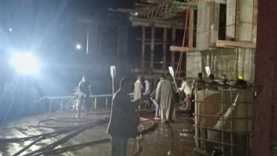 السيطرة على حريق مشروع محور ديروط دون خسائر بشرية 