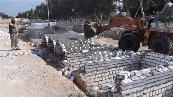 إزالة المقابر المخالفة